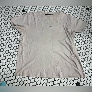 Y2K French connection uk FCUK T shirt with flaws size large